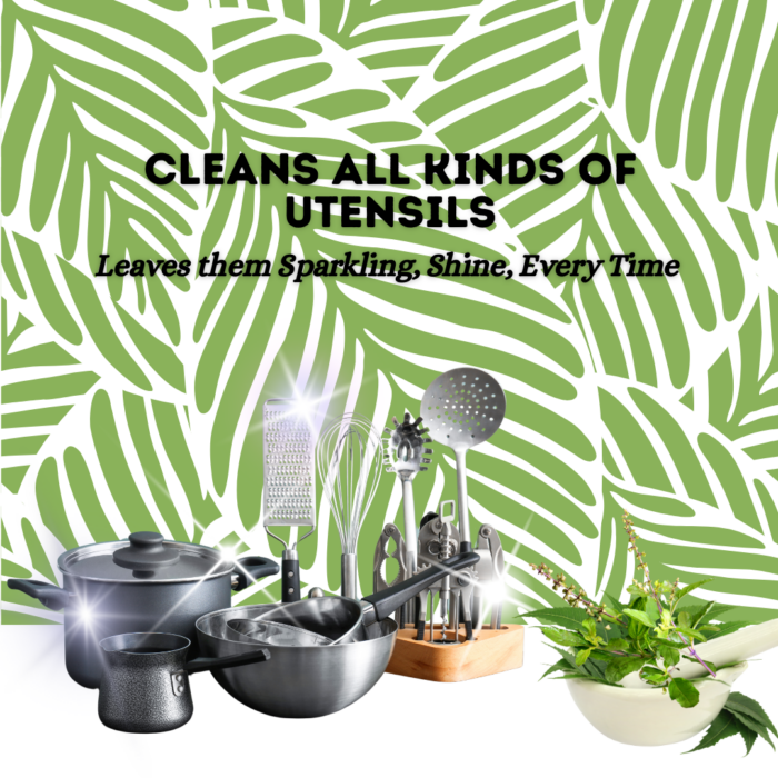 Maxibrite Tulsi Neem Dishwash 2L Pack Informational Image